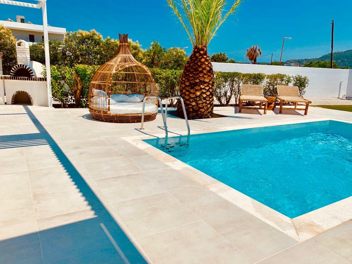 Mythos Luxury Villa Faliraki Bagian luar foto