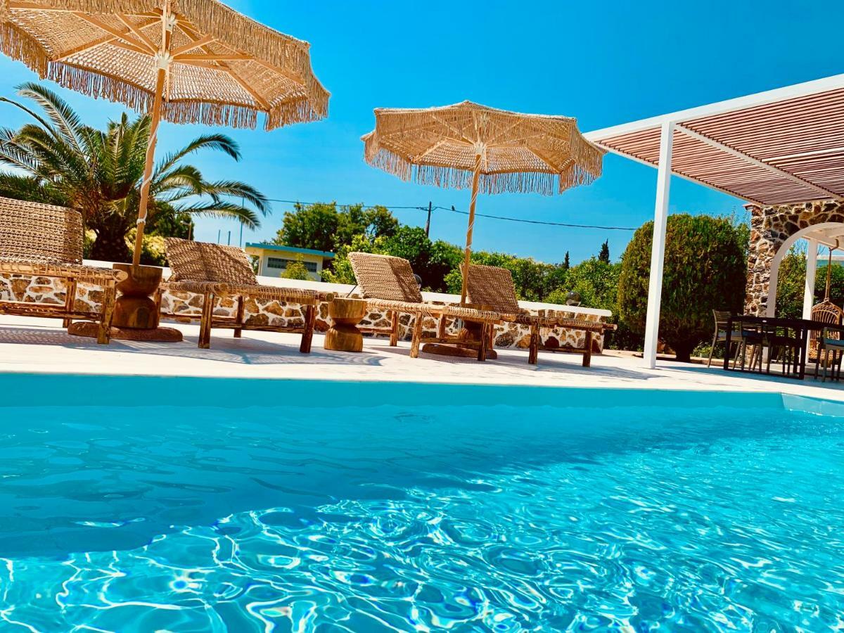 Mythos Luxury Villa Faliraki Bagian luar foto